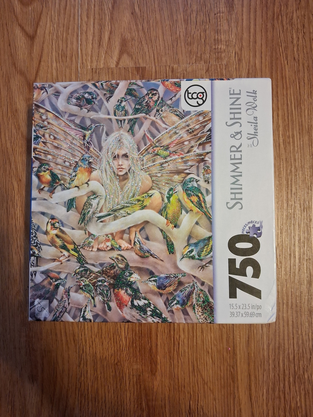 TCG Sure-Lox 750 Pc Jigsaw Puzzle NIB Sheila Wolk Call of the Wild Shimmer